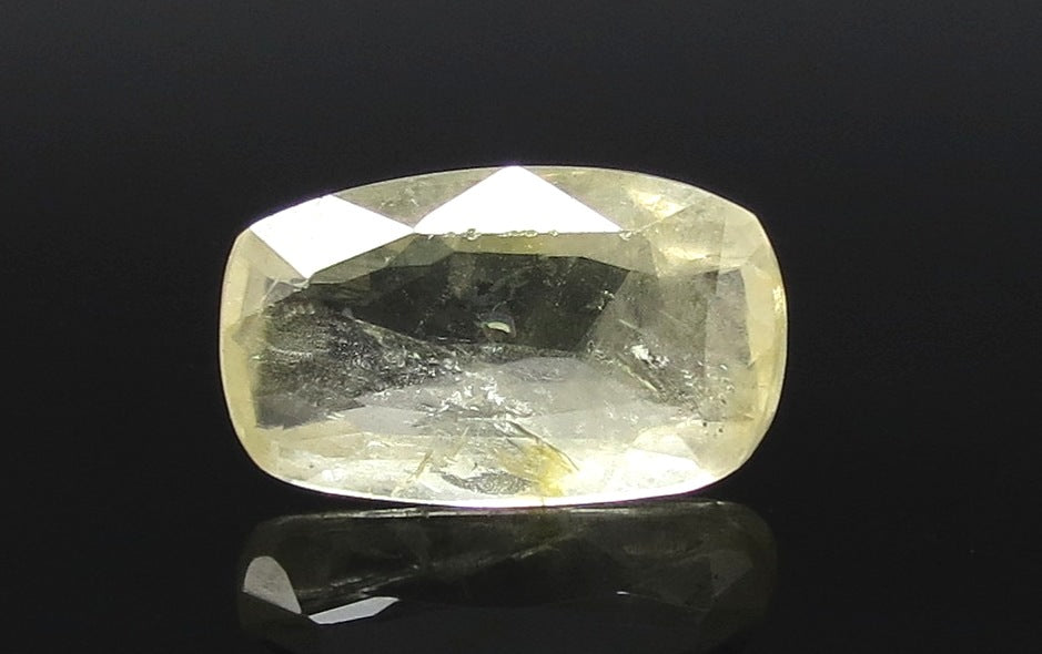 3.94 Carat Natural Ceylonese Pukhraj with Govt Lab Certificate-(YELSA9T)