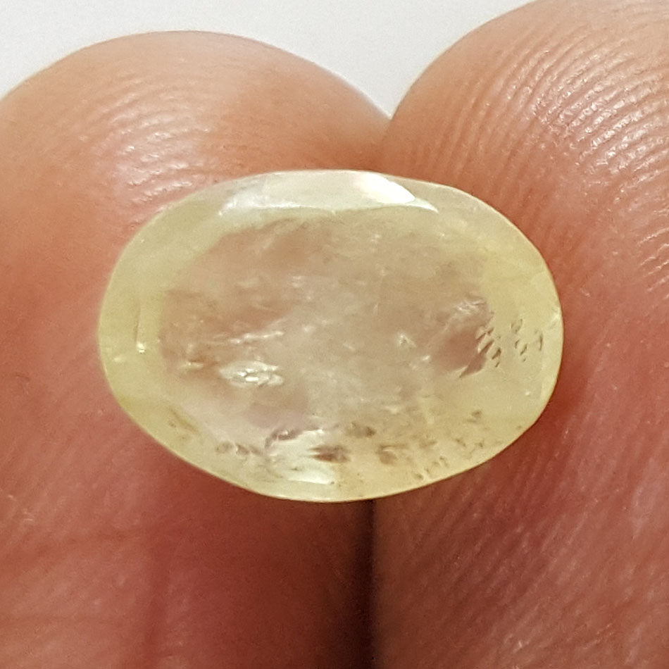 3.79/CT Natural Ceylonese Pukhraj with Govt Lab Certificate-6771