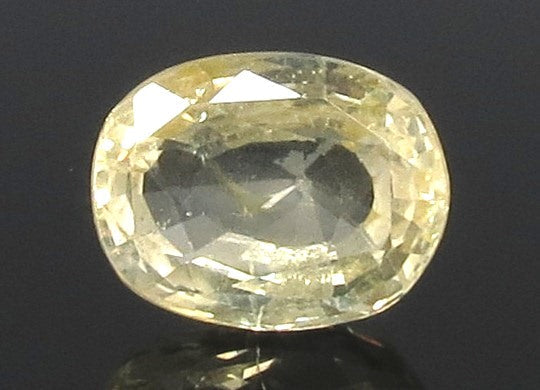 4.93/CT Natural Ceylonese Pukhraj with Govt Lab Certificate-(YELSA9W)