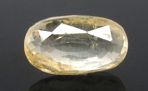 4.10/CT Natural Ceylonese Pukhraj Stone with Govt Lab Certificate-YELSA9V