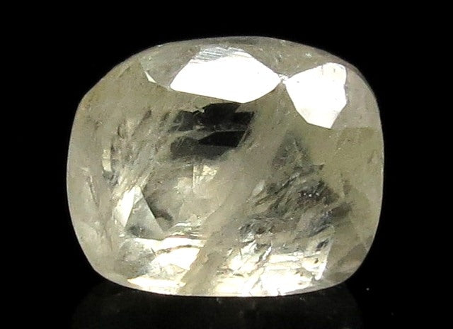 5.39 Ratti Natural Ceylonese Yellow Sapphire with Govt Lab Certificate-(6771)