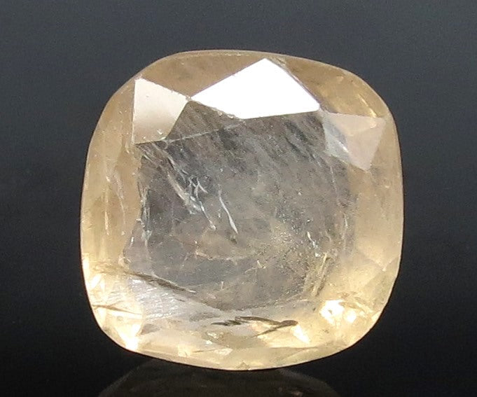 7.34/CT Natural Ceylonese Pukhraj with Govt Lab Certificate (YELSA9S)