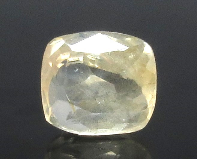 5.85/CT Natural Ceylonese Pukhraj with Govt Lab Certificate-YELSA9U