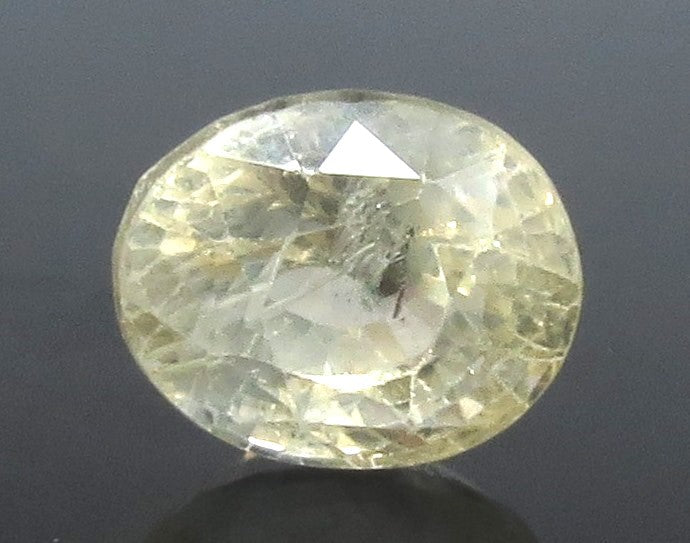 7.66/CT Natural Ceylonese Pukhraj with Govt Lab Certificate-16650