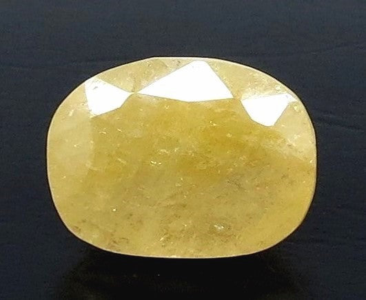 6.37/CT Natural Ceylonese Pukhraj with Govt Lab Certificate-4551