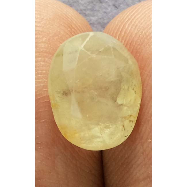 6.73 Ratti yellow sapphire with Govt Lab Certificate-(2100)