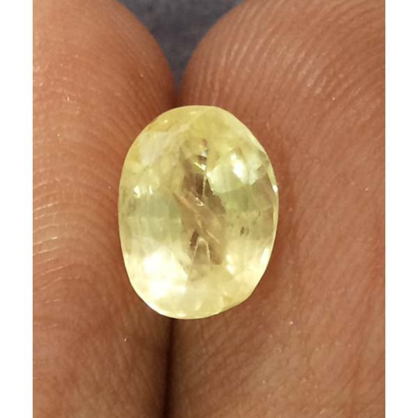 2.11 Ratti yellow sapphire with Govt Lab Certificate-(11000)
