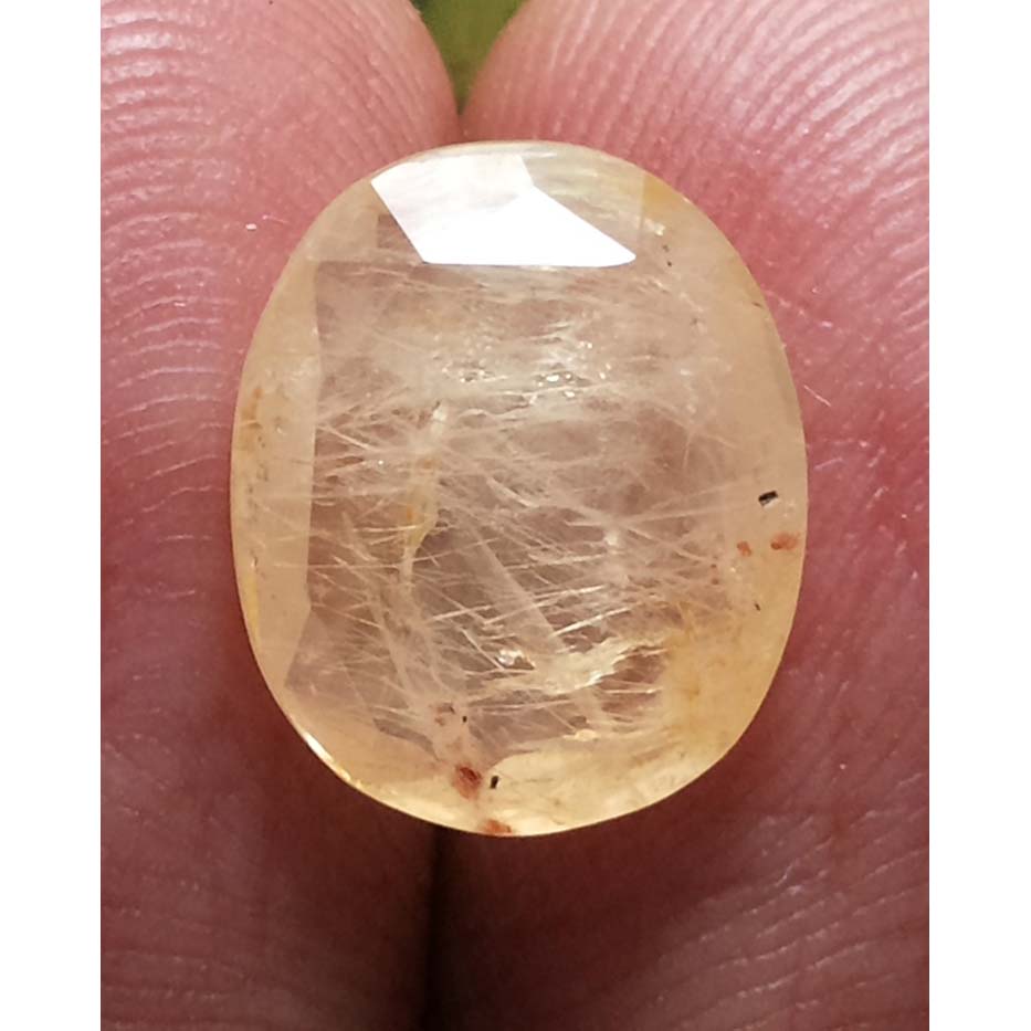 5.52 Ratti yellow sapphire with Govt Lab Certificate-(4100)