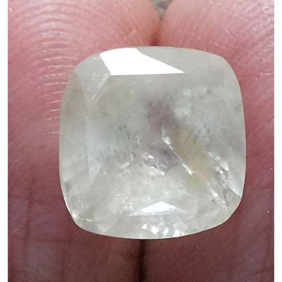 7.25ct. Natural yellow sapphire with Govt Lab Certificate -(6771)