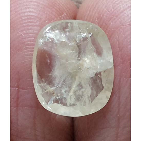 4.40 Ratti Natural yellow sapphire with Govt Lab Certificate-(4551)