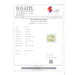 Load image into Gallery viewer, 4.19/CT Natural yellow sapphire with Govt Lab Certificate-(YELSA9W)