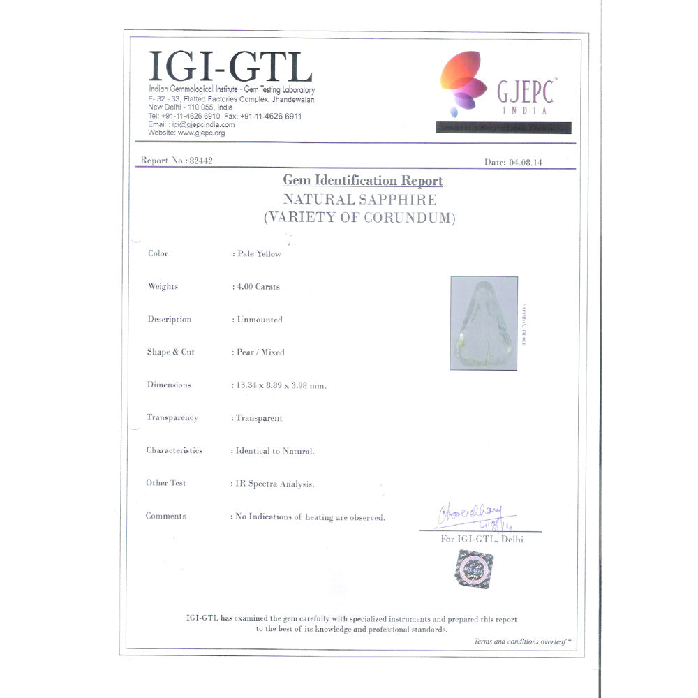 Pitambari Premium Neelam Stone-(12210)