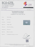 Load image into Gallery viewer, 4.86/CT Natural Pitambari Sapphire with Govt Lab Certificate-87761