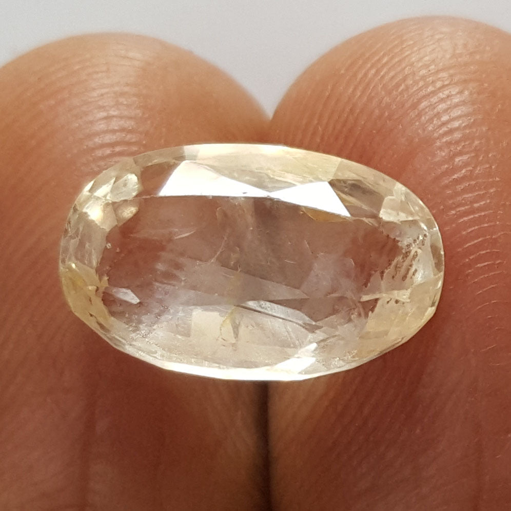 5.56/CT Natural Ceylonese Pukhraj with Govt Lab Certificate-YELSA9U