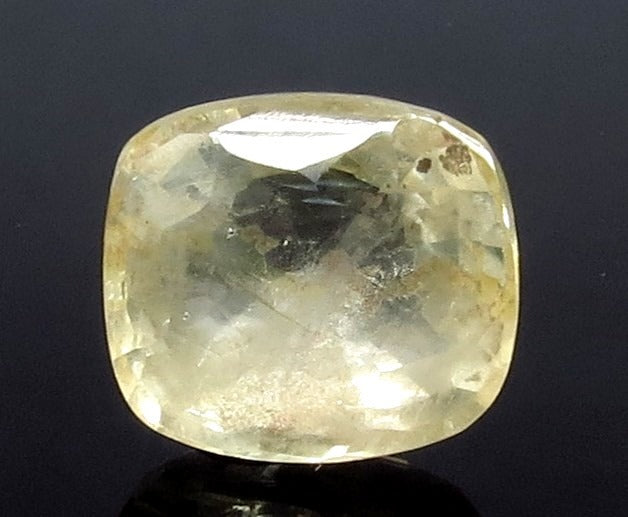5.66/CT Natural Ceylonese Pukhraj with Govt Lab Certificate-YELSA9U