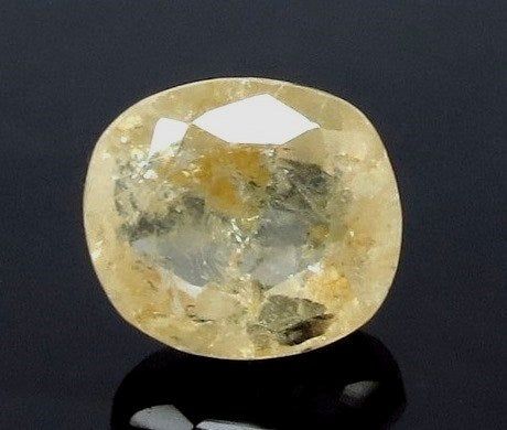 3.97/CT Natural Ceylonese Pukhraj with Govt Lab Certificate-6771