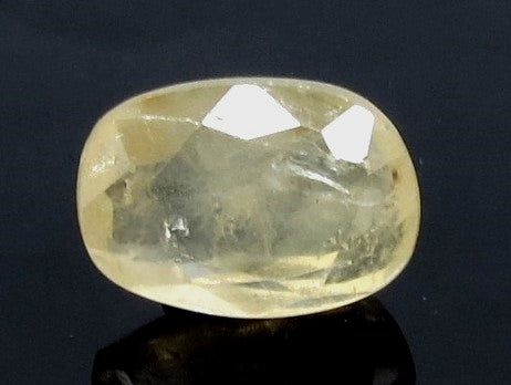 3.88/CT Natural Ceylonese Pukhraj with Govt Lab Certificate-6771
