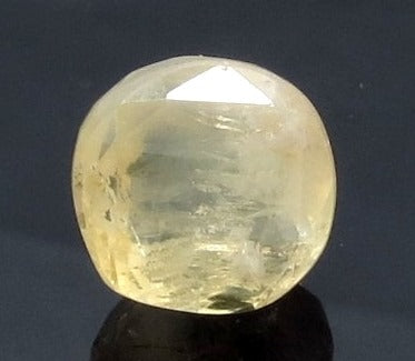 3.93/CT Natural Ceylonese Pukhraj with Govt Lab Certificate-4551