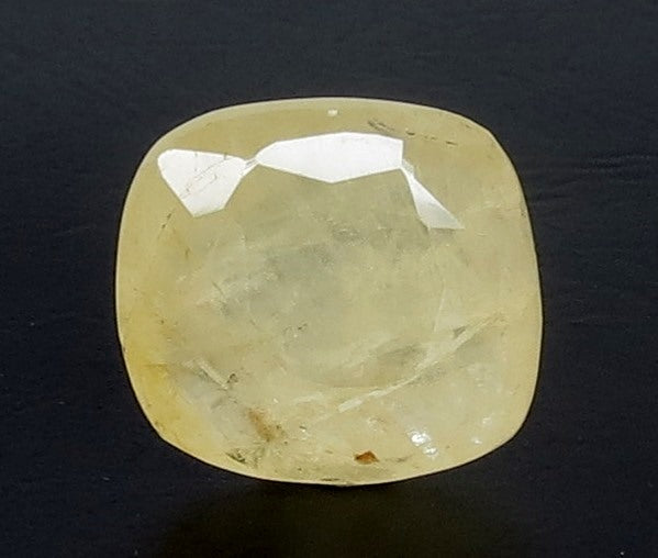 7.44/CT Natural Yellow Color Ceylonese Pukhraj with Govt Lab Certificate-6771