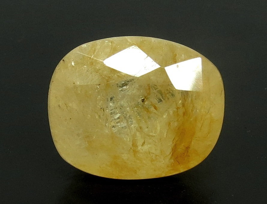 12.84/CT Natural Ceylonese Pukhraj with Govt Lab Certificate-(6771)