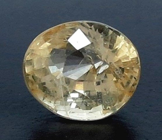 4.89/CT Natural Ceylonese Pukhraj with Govt Lab Certificate-YELSA9W