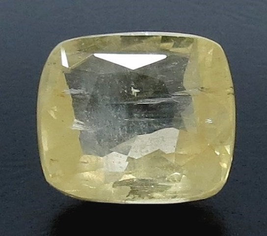 8.48/CT Natural Ceylonese Pukhraj with Govt Lab Certificate (YELSA9T)