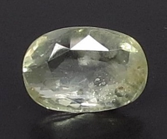 3.69/CT Natural Ceylonese Pukhraj with Govt Lab Certificate-YELSA9U