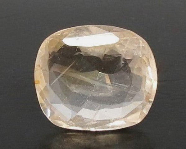 5.87/CT Natural Ceylonese Pukhraj with Govt Lab Certificate-YELSA9U