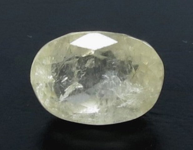 6.74/CT Natural Ceylonese Pukhraj with Govt Lab Certificate (16650)