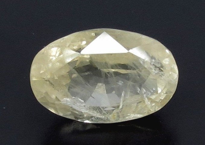 8.37/CT Natural Ceylonese Pukhraj with Govt Lab Certificate (16650)