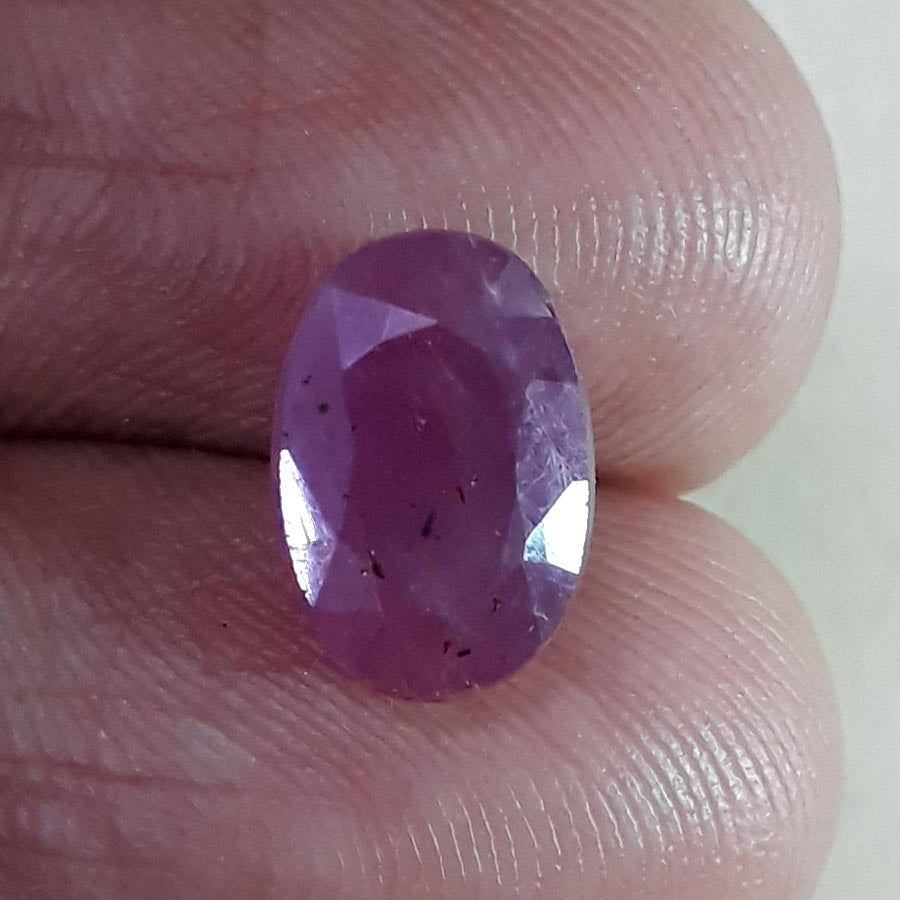 3.77 Ratti Natural Mozambique Ruby with Govt. Lab Certificate-(7881)