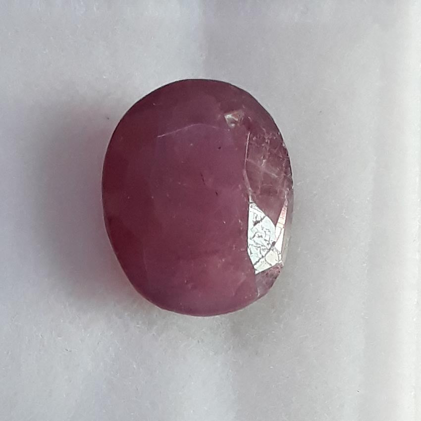7.06 Ratti Natural New Burma Ruby with Govt. Lab Certificate
