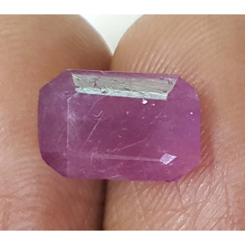3.60 Ratti Natural New Burma Ruby with Govt Lab Certificate-(3441)
