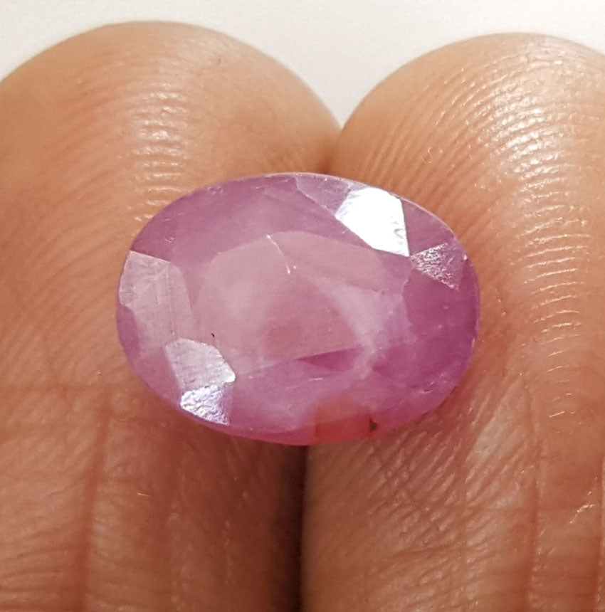 6.04 Ratti Natural New Burma Ruby with Govt Lab Certificate-(3441)