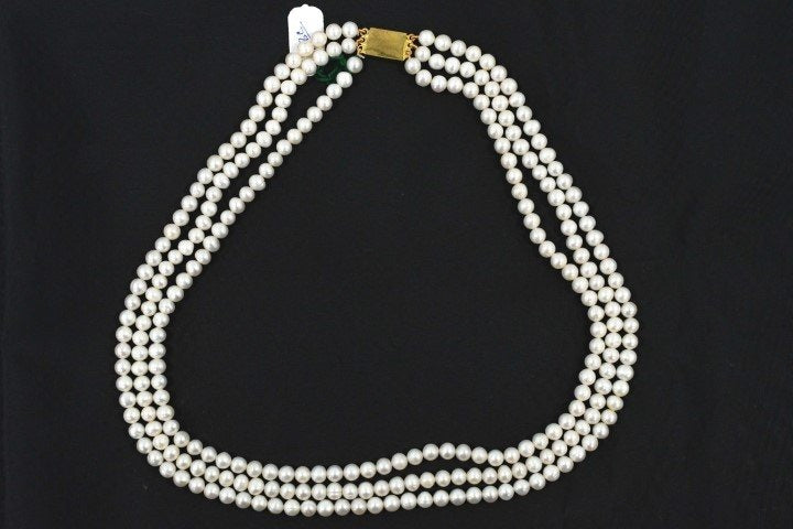 587.69/CT Round Freshwater Pearl Beads-50