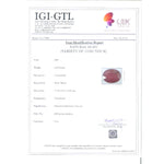 Load image into Gallery viewer, 5.81 Ratti Natural Mozambique Ruby with Govt. Lab Certificate-(7100)