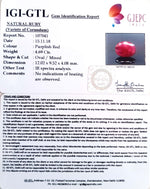 Load image into Gallery viewer, 4.69/CT Natural Mozambique Ruby with Govt. Lab Certificate-RUBY9V