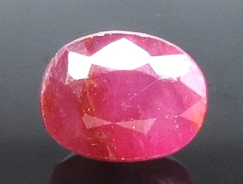 5.11 Ratti Natural New Burma Ruby with Govt. Lab Certificate-(125317)
