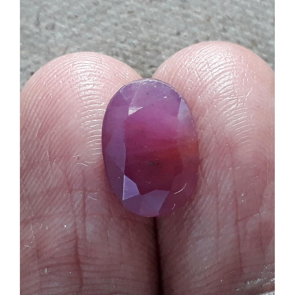 5.70 Ratti Natural New Burma ruby with Govt. Lab Certificate-(3441)