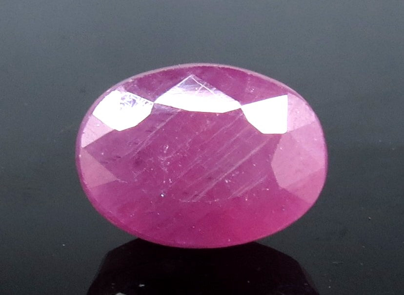5.87/CT Natural New Burma Ruby with Govt. Lab Certificate