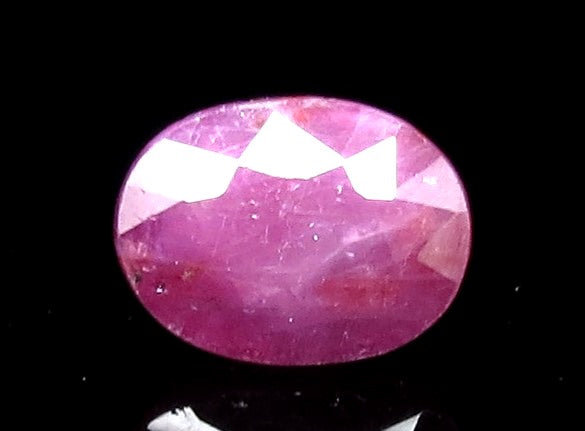 3.85/CT Natural New Burma Ruby with Govt. Lab Certificate-(4551)