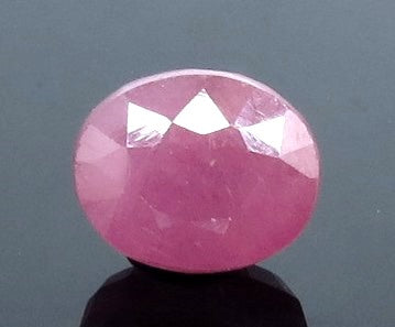 4.93/CT Natural Mozambique Ruby with Govt. Lab Certificate-(7881)