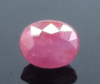 4.93/CT Natural Mozambique Ruby with Govt. Lab Certificate-(12210)