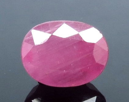 4.78/CT Natural Mozambique Ruby with Govt. Lab Certificate-(12210)