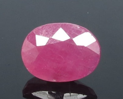 4.95/CT Natural Mozambique Ruby with Govt. Lab Certificate-(7881)