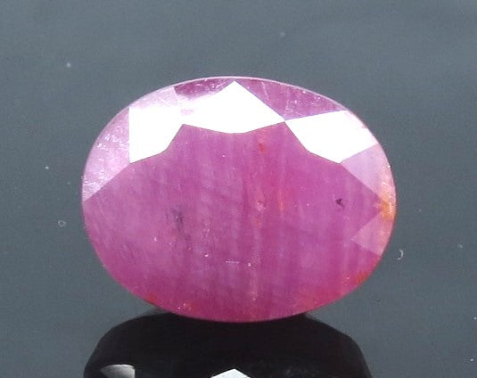 4.96/CT Natural Mozambique Ruby with Govt. Lab Certificate-(7881)