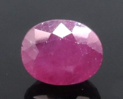 6.47/CT Natural Mozambique Ruby with Govt. Lab Certificate-(12210)