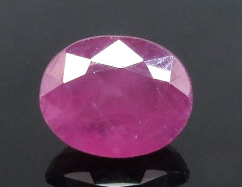 6.74/CT Natural Mozambique Ruby with Govt. Lab Certificate-(12210)