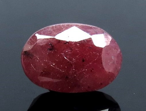 5.78/CT Natural Indian Ruby with Govt. Lab Certificate