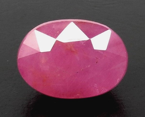 7.59/CT Natural Mozambique Ruby with Govt. Lab Certificate (RUBY9T)